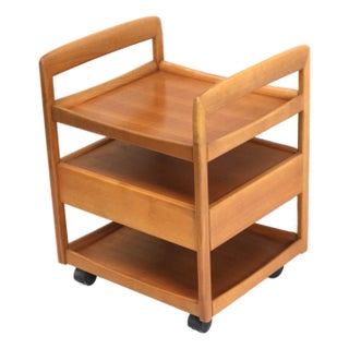 Vintage Serving Trolley on Wheels For Sale