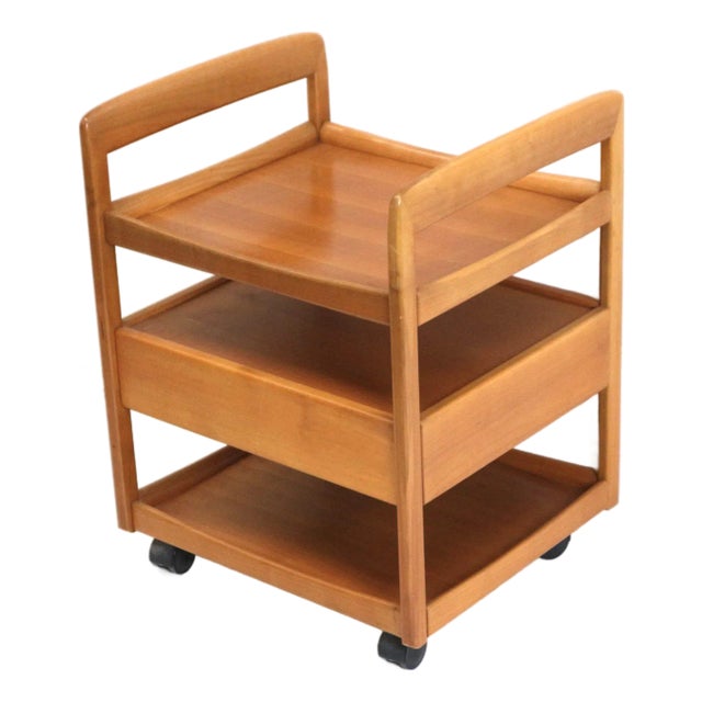 Vintage Serving Trolley on Wheels For Sale