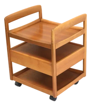 Vintage Serving Trolley on Wheels