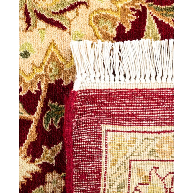 2000 - 2009 Mogul, One-of-a-Kind Hand-Knotted Area Rug - Red, 10' 3" x 13' 3" For Sale - Image 5 of 8