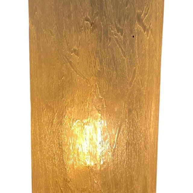 Vintage New Old Stock Wall Mounted Lamp with Original Shade & Brass Base from Doria Leuchten, Germany, 1970s For Sale - Image 6 of 11