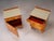 Wood Vintage Czechoslovak Nightstands in Burl Veneer, 1940s, Set of 2 For Sale - Image 7 of 10