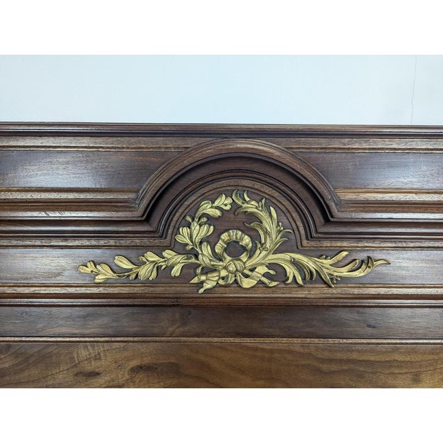Louis XVI Style Bed in Mahogany For Sale - Image 5 of 8