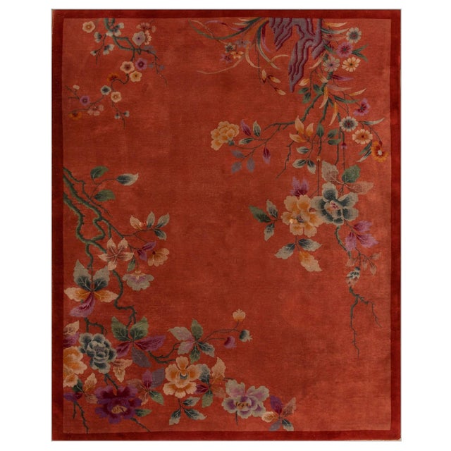 1920s Chinese Art Deco Carpet ( 8' X 9' 6" - 245 X 290 CM ) For Sale - Image 12 of 12