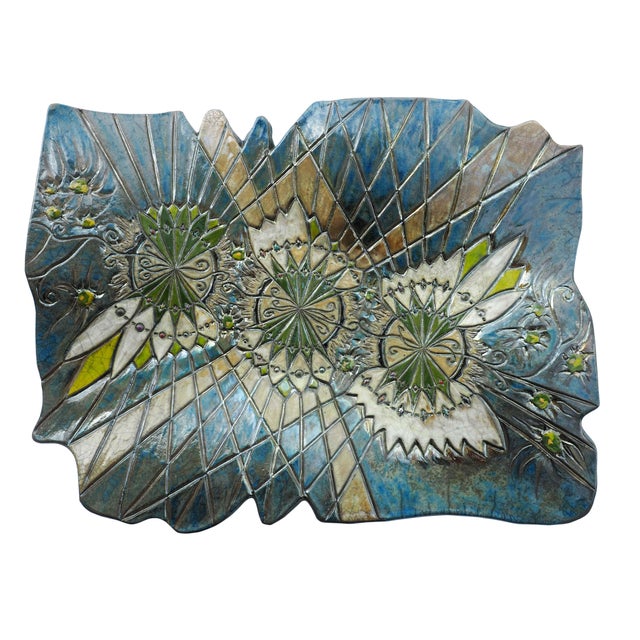 Wings of Freedom Wall Sculpture in Raku Ceramic from Stefania Zoppellaro, 2025 For Sale - Image 9 of 9