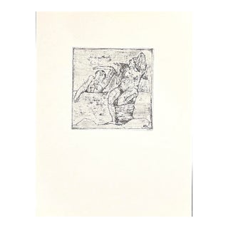 1947 Paul Klee Engraving 7 Two Nudes 1907 For Sale