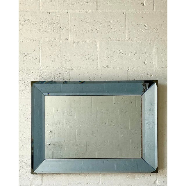 Vintage Deco Tinted Mirror For Sale In West Palm - Image 6 of 8