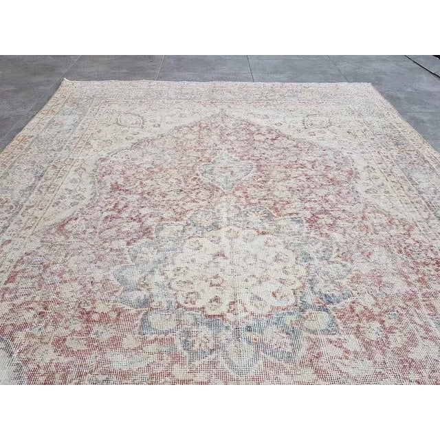 1960s Handknotted Floor Area Carpet For Sale - Image 4 of 9