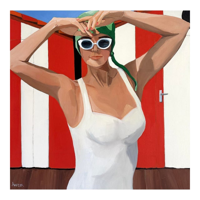 "Shaded" Original Oil Painting, by Jennifer Hohlfelder For Sale