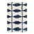 Dash & Albert by Annie Selke Noma Indigo Woven Wool Rug, 7' 6" x 9' 6" For Sale