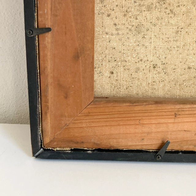 Signed Woman Portrait Painting, Original 1940's Female Portrait Painting by Gladys Bjorn, Vintage Artwork on Canvas, For Sale - Image 9 of 10