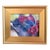 Impressionist Floral Bouquet of Flowers in Watering Can Painting Including the Antiqued Gold Wood Frame For Sale