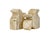 Vintage Hand Carved Striped Onyx Marble Fleur De Lis Bookends For Sale - Image 4 of 9