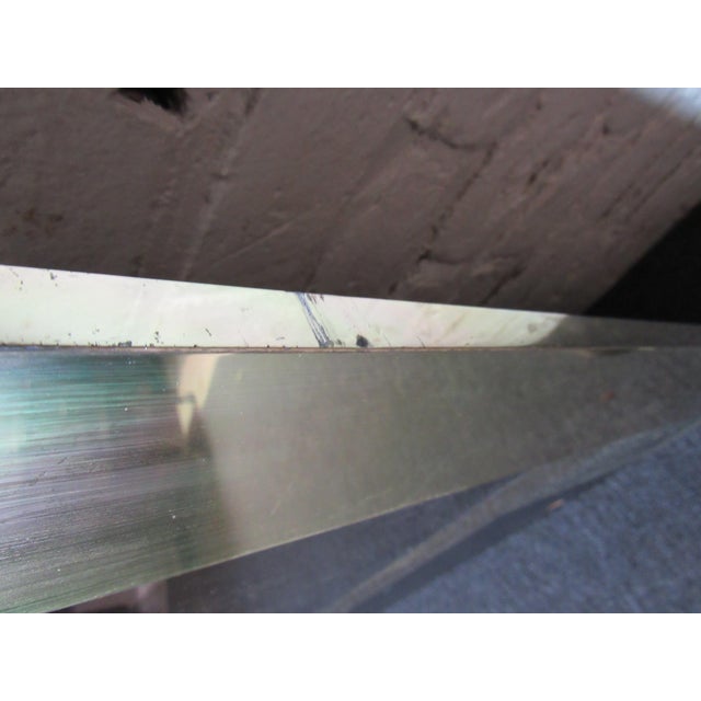 Metal Mid 20th Century Vintage Mirrored Headboard in the Style of Paul Evans For Sale - Image 7 of 9