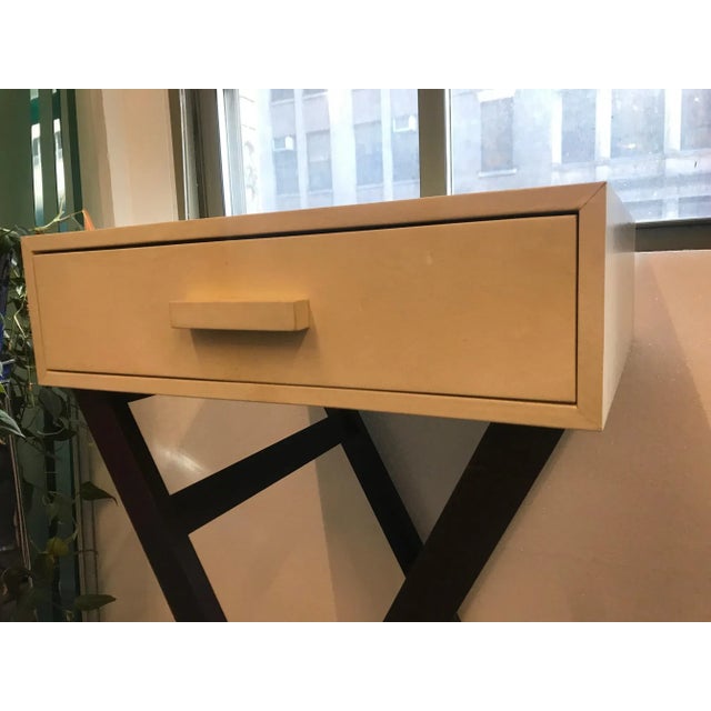 Goat Parchment Side Table For Sale - Image 10 of 13