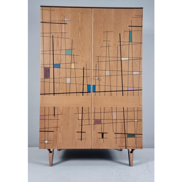 Vintage Wardrobe by Francisek Mezulanik, 1960s For Sale - Image 14 of 14