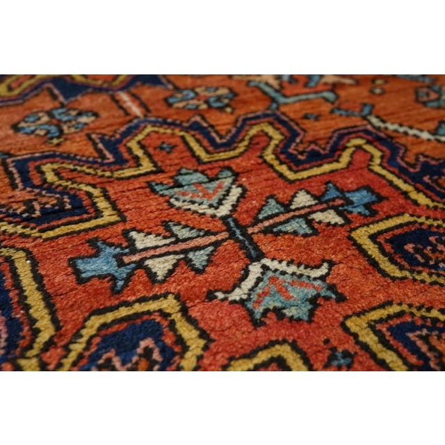 Antique Heriz Rug 3'1'' x 5'5'' For Sale In New York - Image 6 of 9