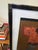 Late 20th Century Vintage Signed Limited Edition Floral Gold & Pink Kimono Lithograph Art For Sale - Image 5 of 12