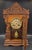 Brown Antique New Haven "Maine Line" 8-Day Striking Stenciled Glass & Wood Case Mantel Clock For Sale - Image 8 of 18