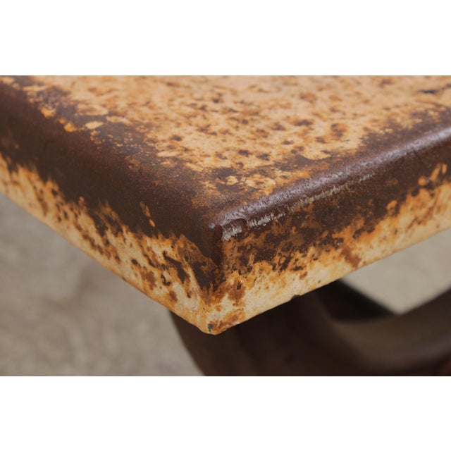 Restoration Hardware Industrial Steel & Iron Coffee Table For Sale - Image 11 of 14