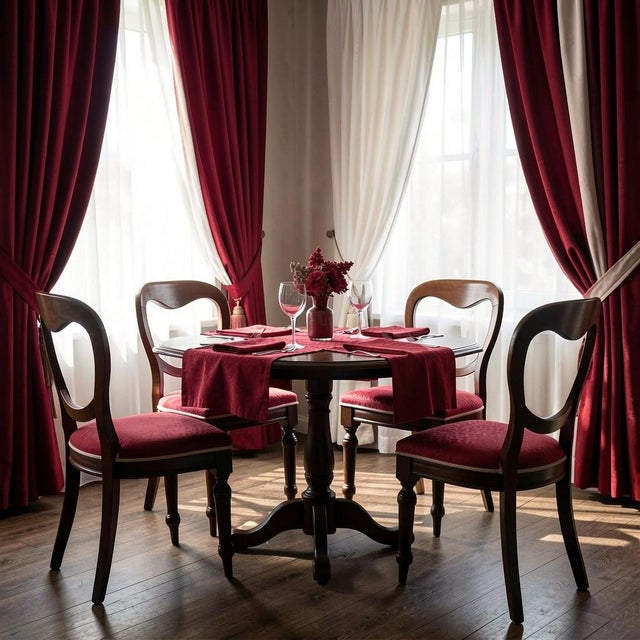 Introducing an exquisite, matching set of four late Victorian open balloon back side chairs, celebrating the graceful...