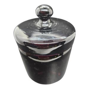 Vintage Bloomingdales Amethyst Apothecary Lidded Jar