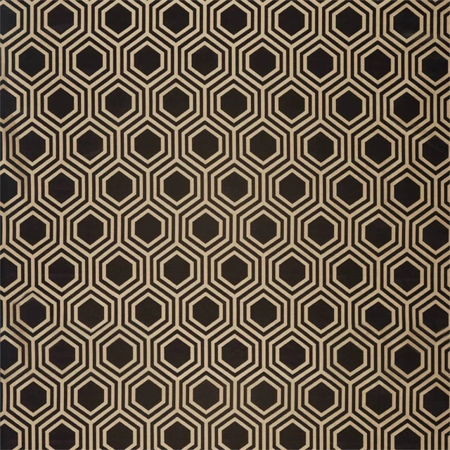 Harlequin Selo Fabric in Ebony - a Sample For Sale