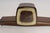 German Art Deco Mahogany and Brass Mantle Clock With Key by Emes For Sale - Image 10 of 18