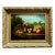 Vintage Signed Original Italian Oil on Canvas Still Life Painting in Gilt Frame For Sale