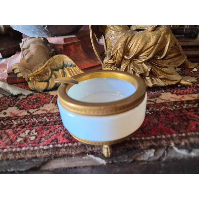 French Opaline Glass Ashtray For Sale - Image 9 of 10