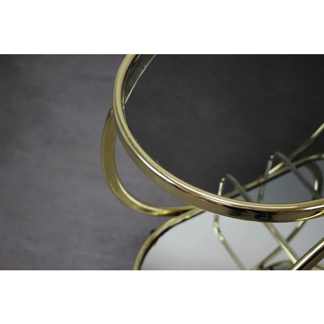 Mid-Century Cocktail Serving Bar Table in Brass, Germany, 1970s For Sale - Image 6 of 8