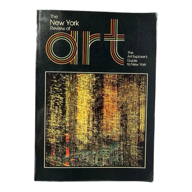 Vintage Coffee Table Book the New York Review of Art Art Explorers Guide to New York City For Sale