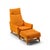 Adrian Pearsall Style Kroehler Mid Century Lounge Chair and Ottoman For Sale - Image 9 of 9