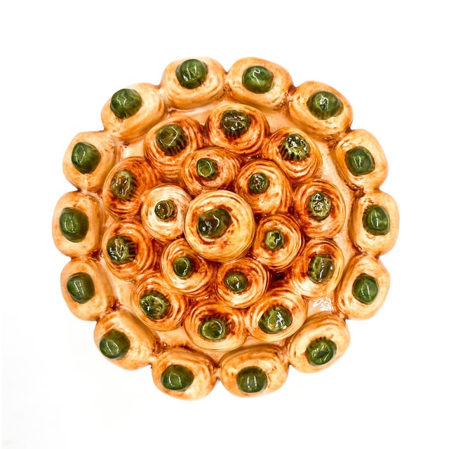 Vintage Italian Nove San Marco Carrot Jar – Ceramic Lidded Canister – Whimsical / Vegetableware For Sale In Houston - Image 6 of 12