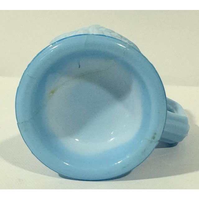 Blue 19th Century Higbee Glass Owl Creamer For Sale - Image 8 of 8
