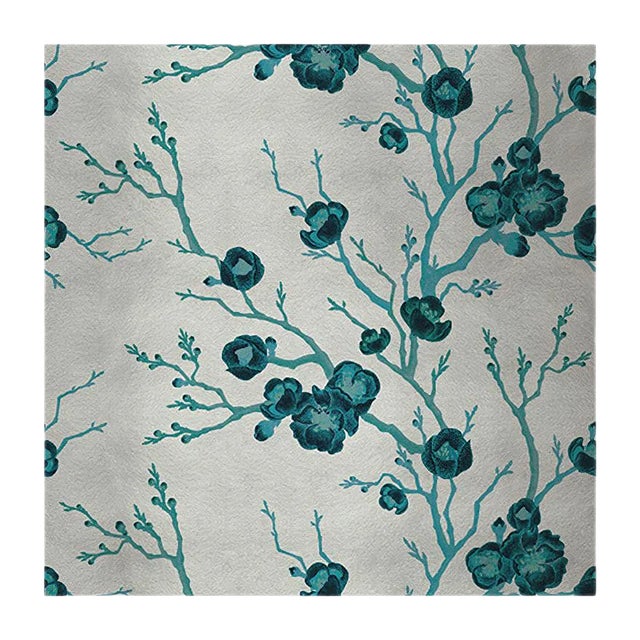 Сherry Tree 2 Fabric Wall Covering by Chiara Mennini for Midsummer-Milano For Sale