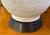 Mid Century Off White Incised Glazed Lamp For Sale In New York - Image 6 of 8