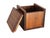 American 1940s Hand-Crafted Walnut Wood Box in the Arts and Craft Style For Sale - Image 3 of 10