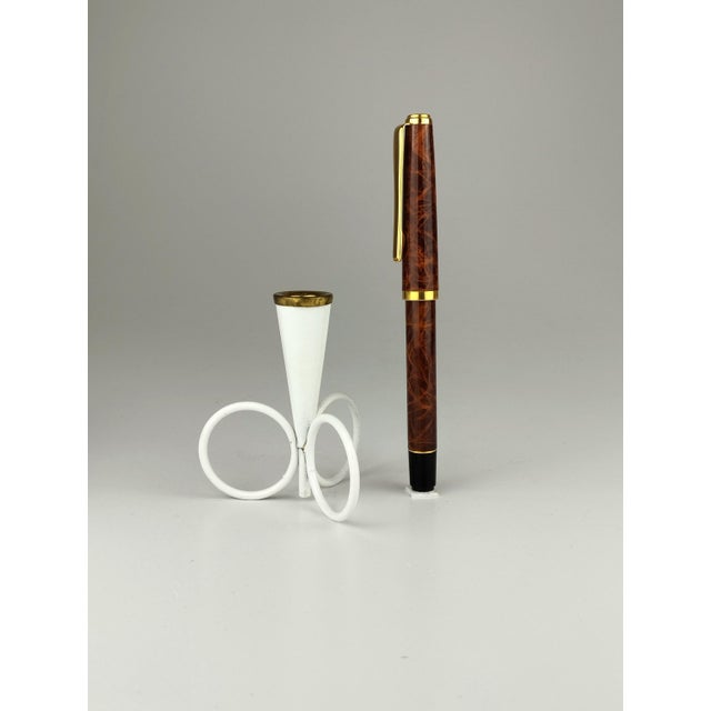 White Candleholders by Gunnar Ander for Ystad-Metall, Sweden, 1950s, Set of 4 For Sale - Image 6 of 9