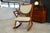 1960s Benny A. Linden Danish Rocking Chair – Honey Teak & Cream Upholstery MCM For Sale In Phoenix - Image 6 of 15