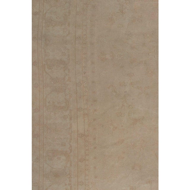 Early 21st Century Zabihi Collection Pale Oversize Turkish Oushak Carpet - 13'1" x 18'9" For Sale - Image 4 of 6
