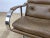GARDNER LEAVER Steelcase Lounge Chair. Chromed steel and leather. Very heavy--