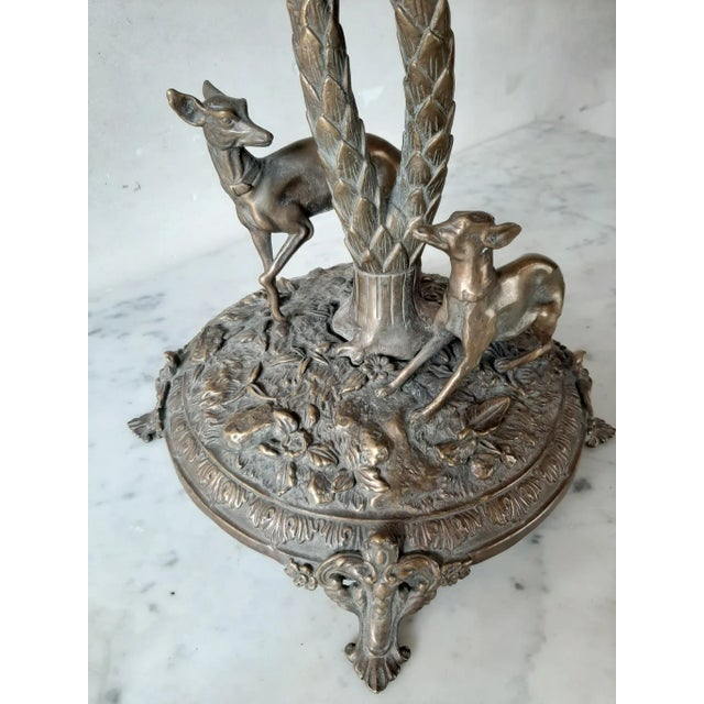 Whippets Centerpiece After PJ Mennes with Villeroy & Boch Plate from Elkington & Co For Sale - Image 4 of 11
