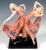 1930s Art Deco Twin Dancers Dolly Sisters attributed to Stephan Dakon for Goldscheider, 1939 For Sale - Image 5 of 9