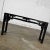 Wood Vintage Asian Sofa Console Table Alter Style Distressed Black Finish For Sale - Image 7 of 16