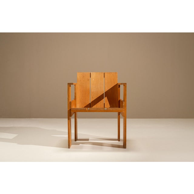 1990s Crate Chair by Gerrit Rietveld for Cassina, the Netherlands, 1970s For Sale - Image 5 of 15