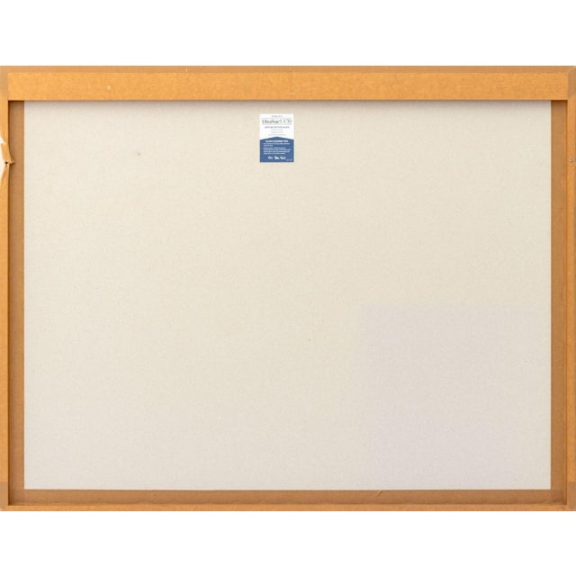 Early 21st Century David Risley Friends on the Lake Watercolor For Sale - Image 5 of 5