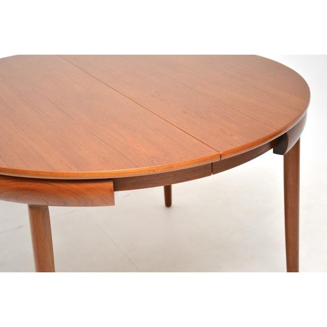 Vintage Danish Teak Dinette Dining Table and Chairs by Hans Olsen for Frem Røjle, 1960, Set of 7 For Sale - Image 10 of 18