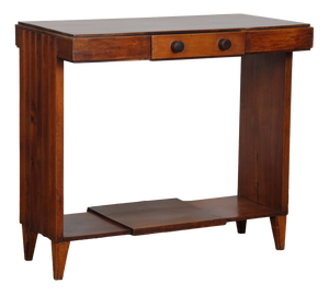 Vintage French Wooden Console Table, 1940s
