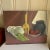 Vintage Original Canvas Still Life Painting For Sale - Image 10 of 12